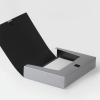 金得利（KINARY）F8138 A4  3寸金属色档案盒 商务文件盒子