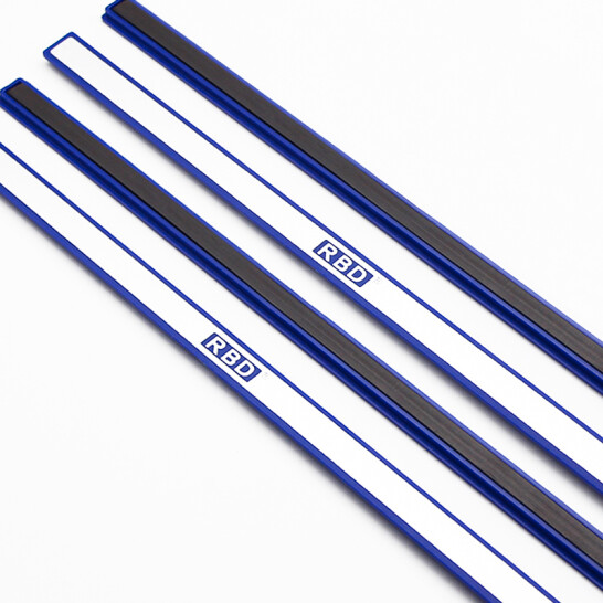 30cm彩色白板磁条 吸铁石 压纸磁力条磁贴 蓝色10根装