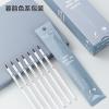 纽赛NS780中性笔替芯臻顺滑0.5mm拔帽加强型针管(黑)(支)