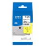 格之格 标签色带 适用兄弟标签机色带 24mm TZe-251 白底黑字 标签打印机色带